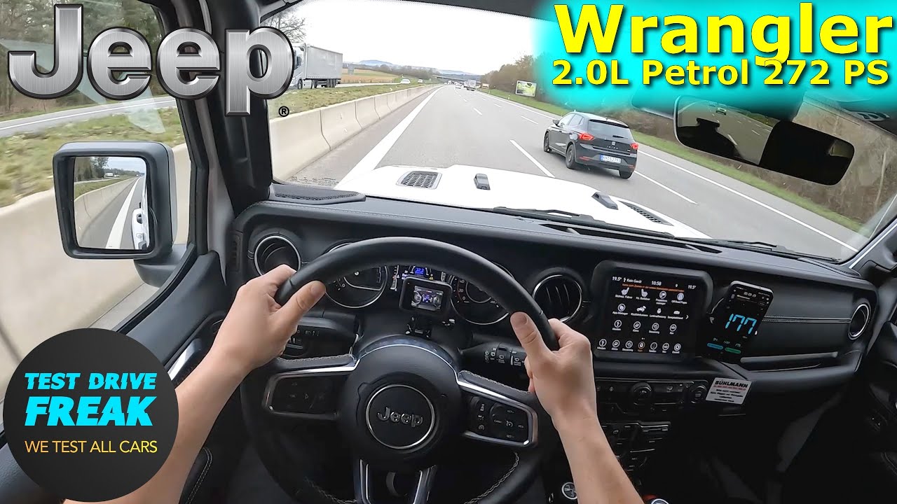 2021 Jeep Wrangler Unlimited 80th Anniversary 2.0 T-GDI 272 PS TOP SPEED AUTOBAHN DRIVE POV