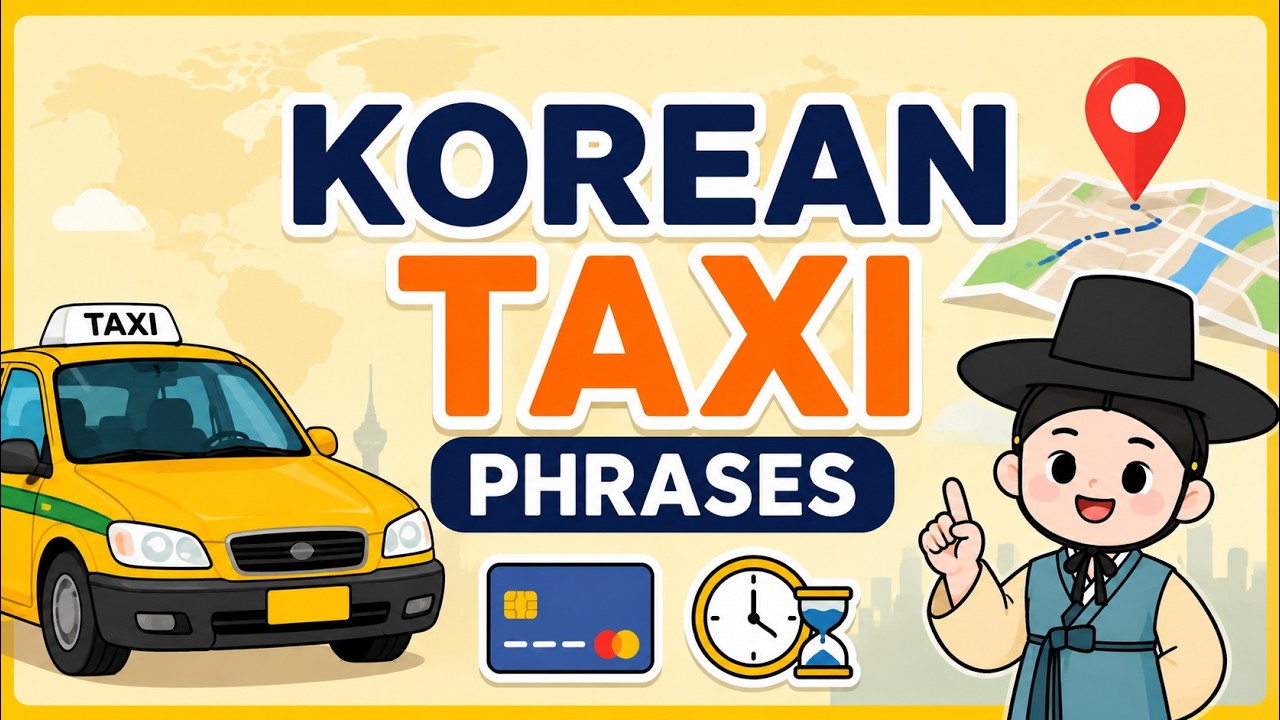10 Taxi Phrases You MUST Know in Korean