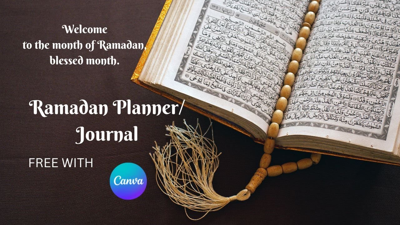 Ramadan online planner| Ramazan online journal for Beginners