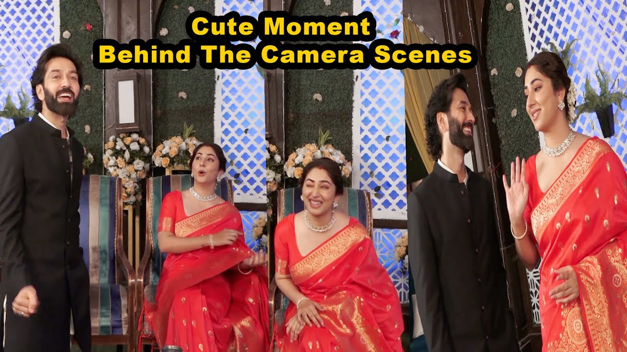 Bade Acche Lagte Hai Nakuul Mehta And Disha Parmar Cute Moment Behind The Camera Scenes