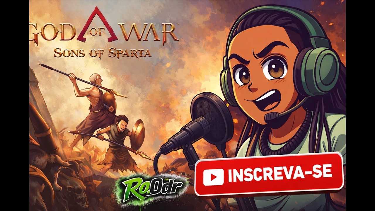 🔴 LIVE | God of War: Sons of Sparta no PS5 ⚔️🔥 | Parte 8 | + Câmera Aberta + Chat Ativo!
