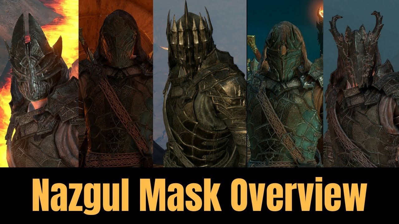 *НОВИНКА* ОБЗОР МАСКИ НАЗГУЛОВ + ДОСПЕХ (Shadow of War)