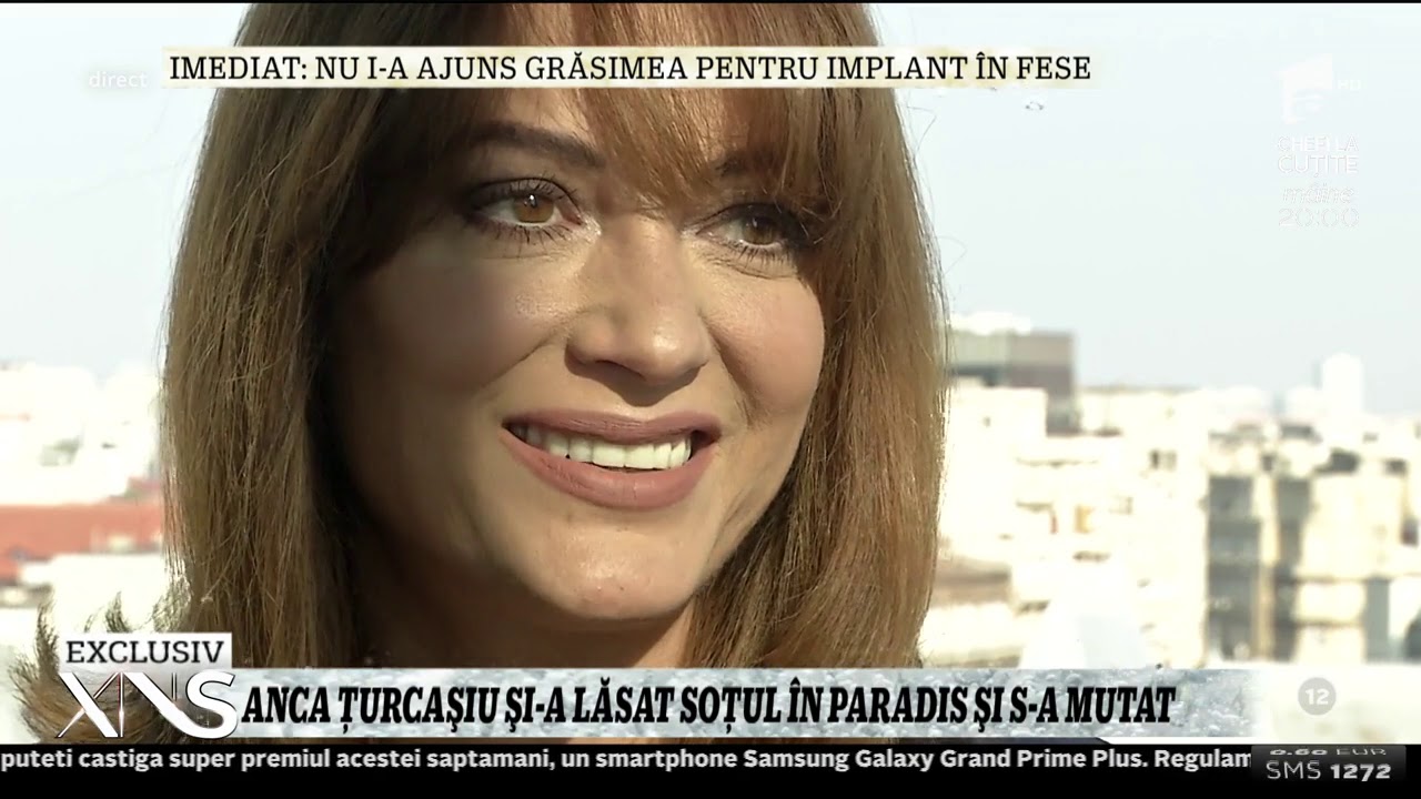 Anca Ţurcaşiu și-a lăsat soțul în paradis și s-a mutat la București