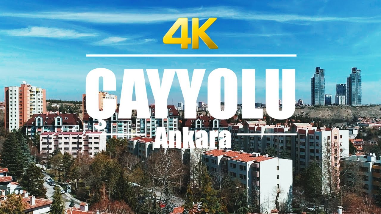 4K Drone | Ankara Çayyolu Şehir Turu | Vlog #4