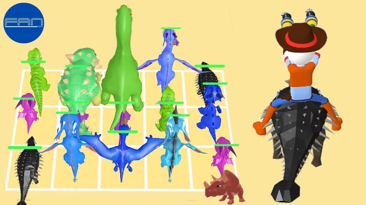 Dinos Catch Run - Merge & Battle New Update