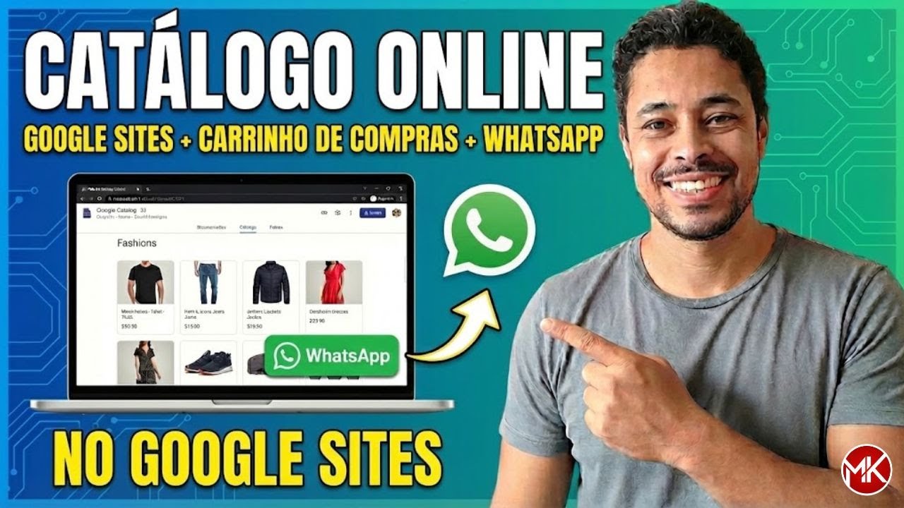 Criei um sistema de catálogo online no Google Sites com envio para o WhatsApp