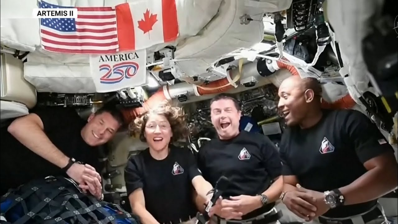 Trump speaks live with crew aboard Artemis II during Moon orbit