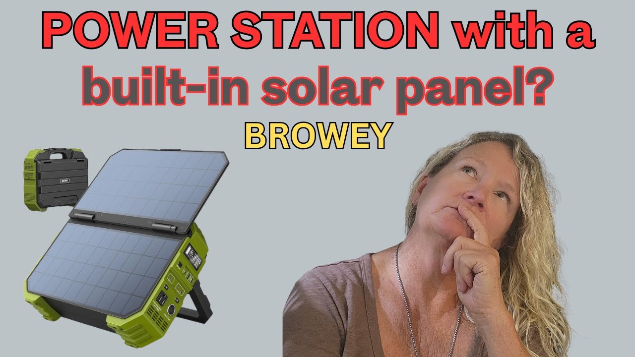 Отдыхайте в фургоне с портативным аккумуляторным блоком BROWEY POWER STATION S1000 на 614 Вт·ч (L...