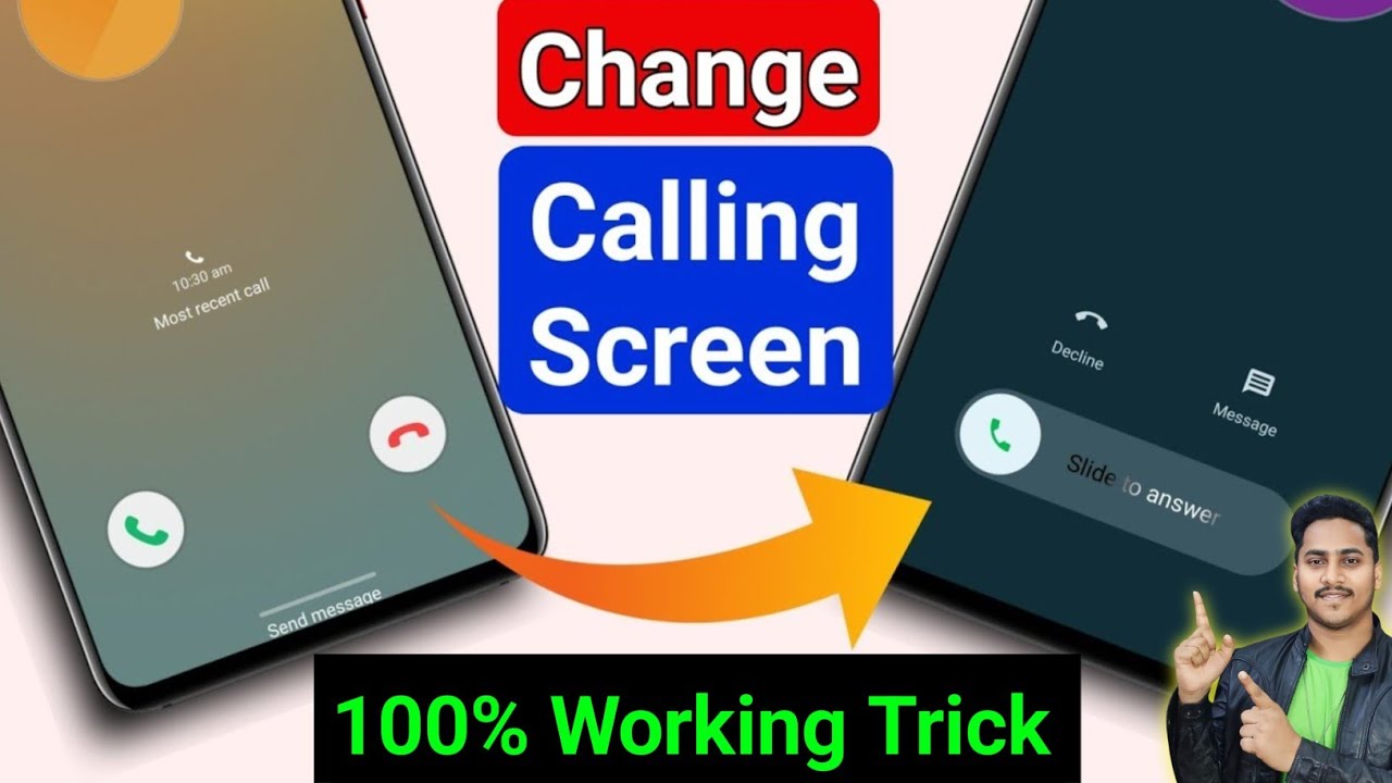 android ka caller screen ko iphone caller screen kaise banaye? | How to make iphone caller screen