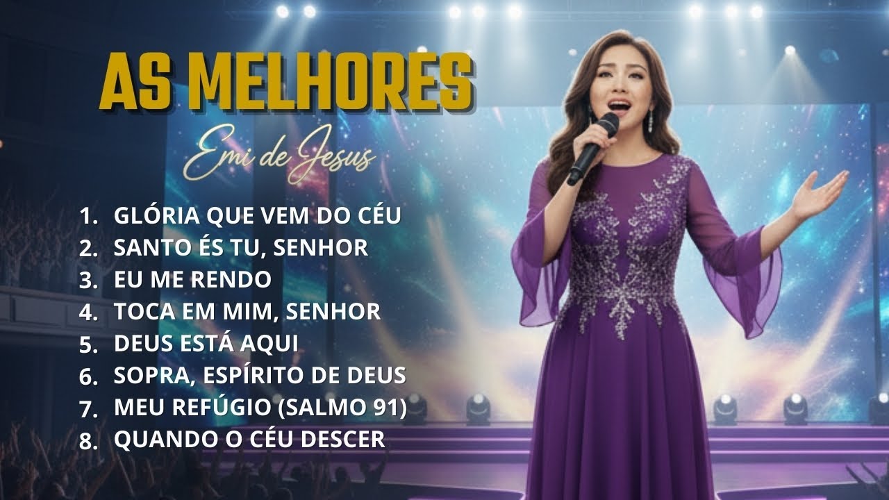 As Melhores Músicas Gospel | Emi de Jesus | Louvores para Orar, Adorar e Buscar a Presença de Deus