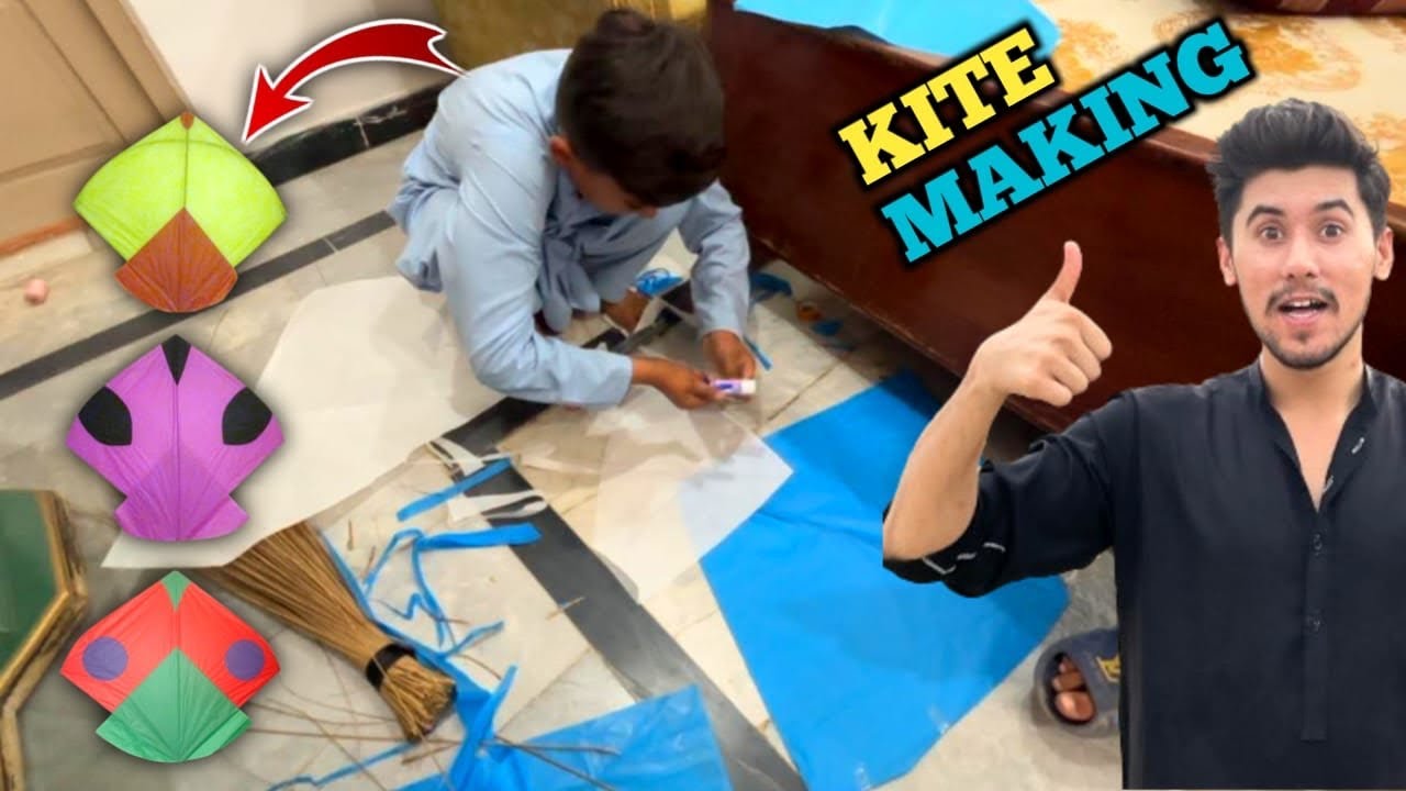 Kite making😍 || Kite fighting😱 || Sunday scenes full kite flying🪁 || How we make kite at home?