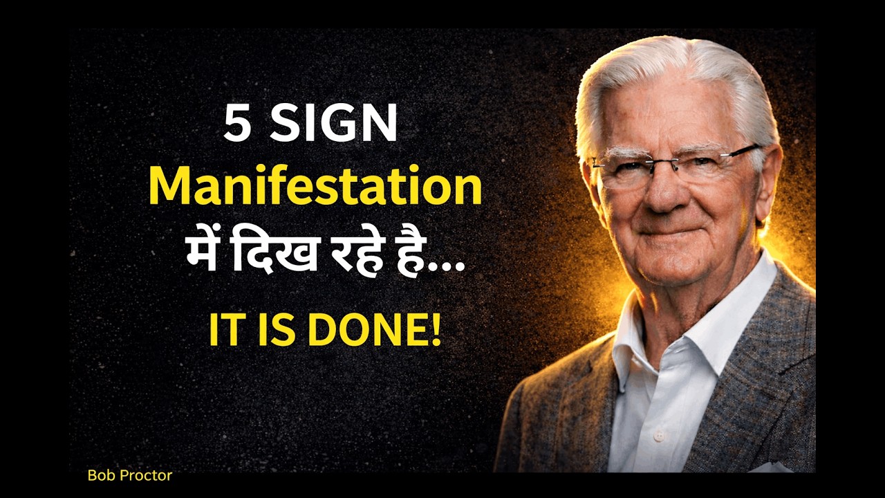 5 Signs 🔥 आपकी Manifestation बहुत करीब है! | Law of Assumption Hindi | Bob Proctor