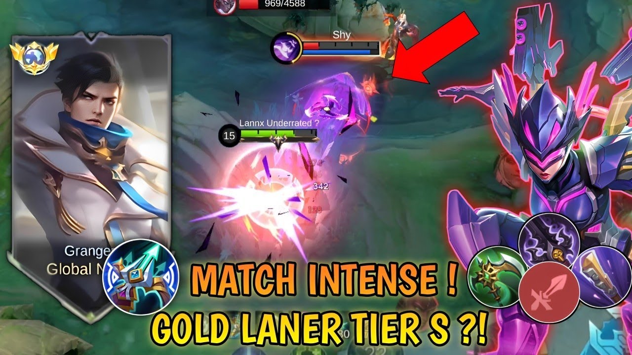 GOLDLANER TIER S ?!  GRANGER VS KARRIE EMBLEM FIGHTER AND COMBO TRINITY! WHO'S WILL WIN ?!