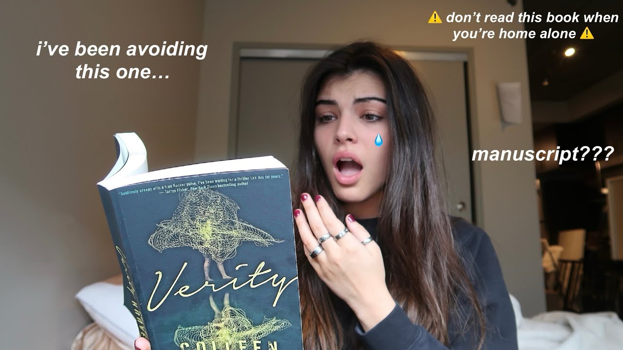 finally reading verity. spoiler free reading vlog