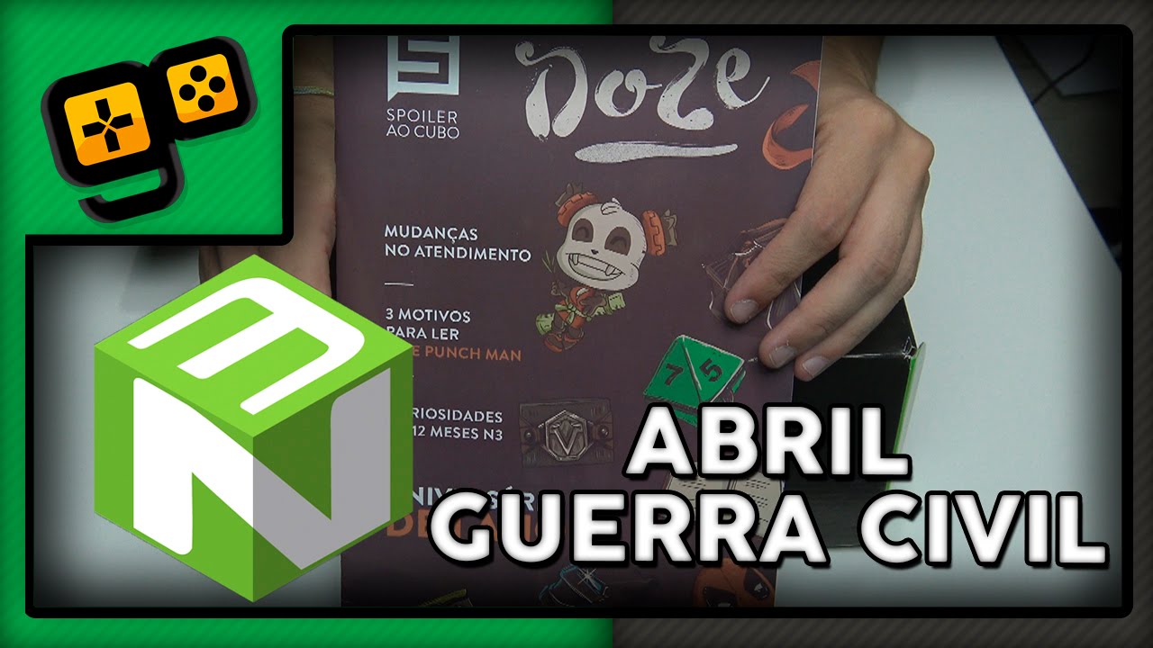 Nerd Ao Cubo - Abril - Guerra Civil