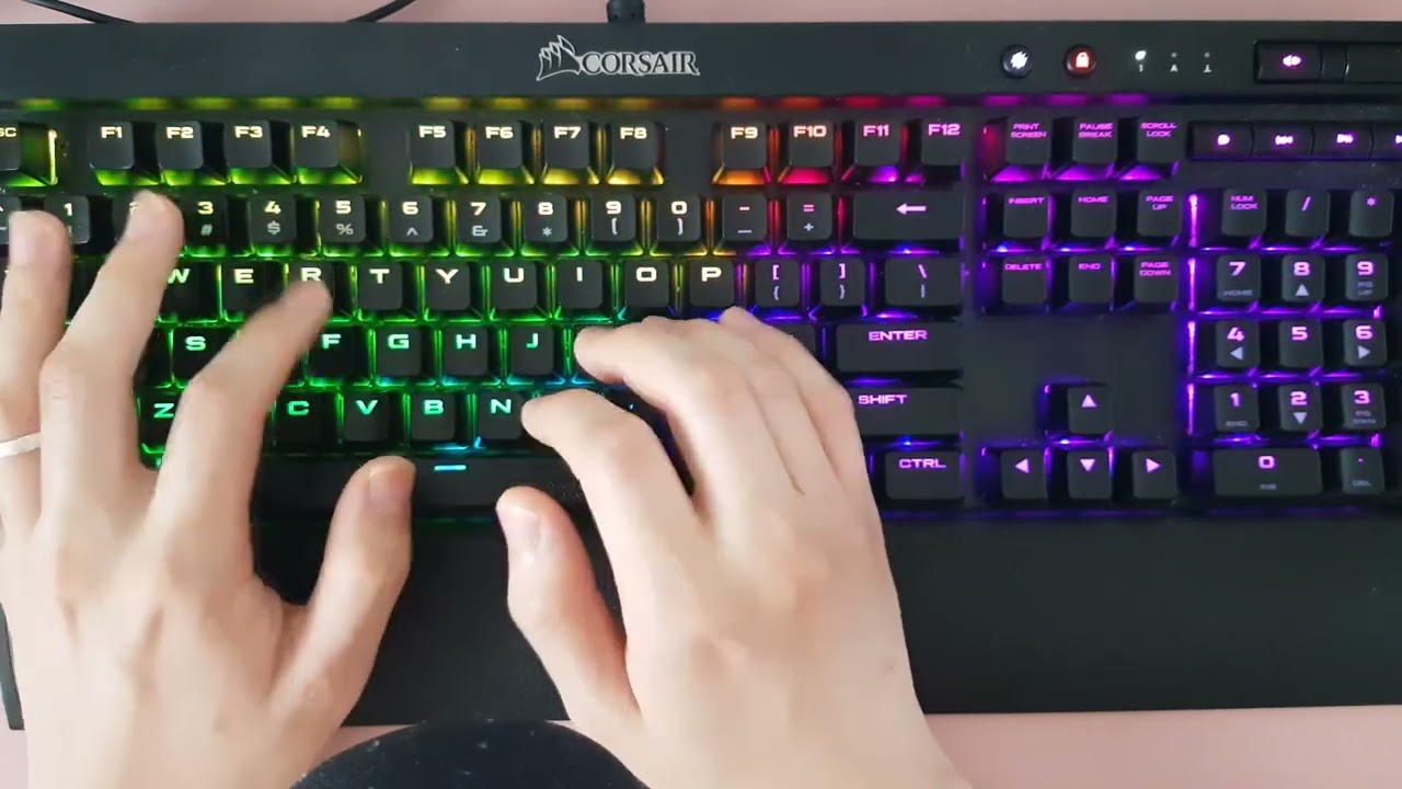[Keyboard Sounds] Corsair K70 Rapidfire w/ Cherry MX Silver