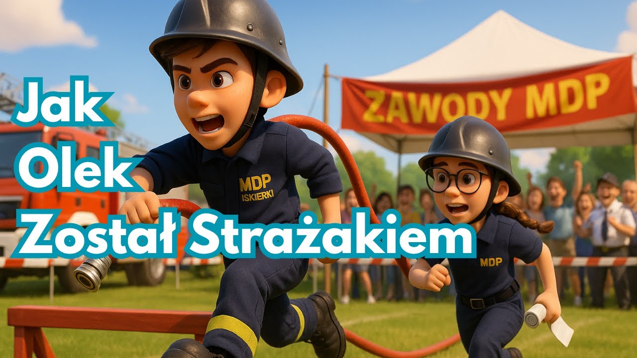 🚒🔥Jak Olek Został Strażakiem - Audiobook Dla Dzieci Do Słuchania Na Dobranoc