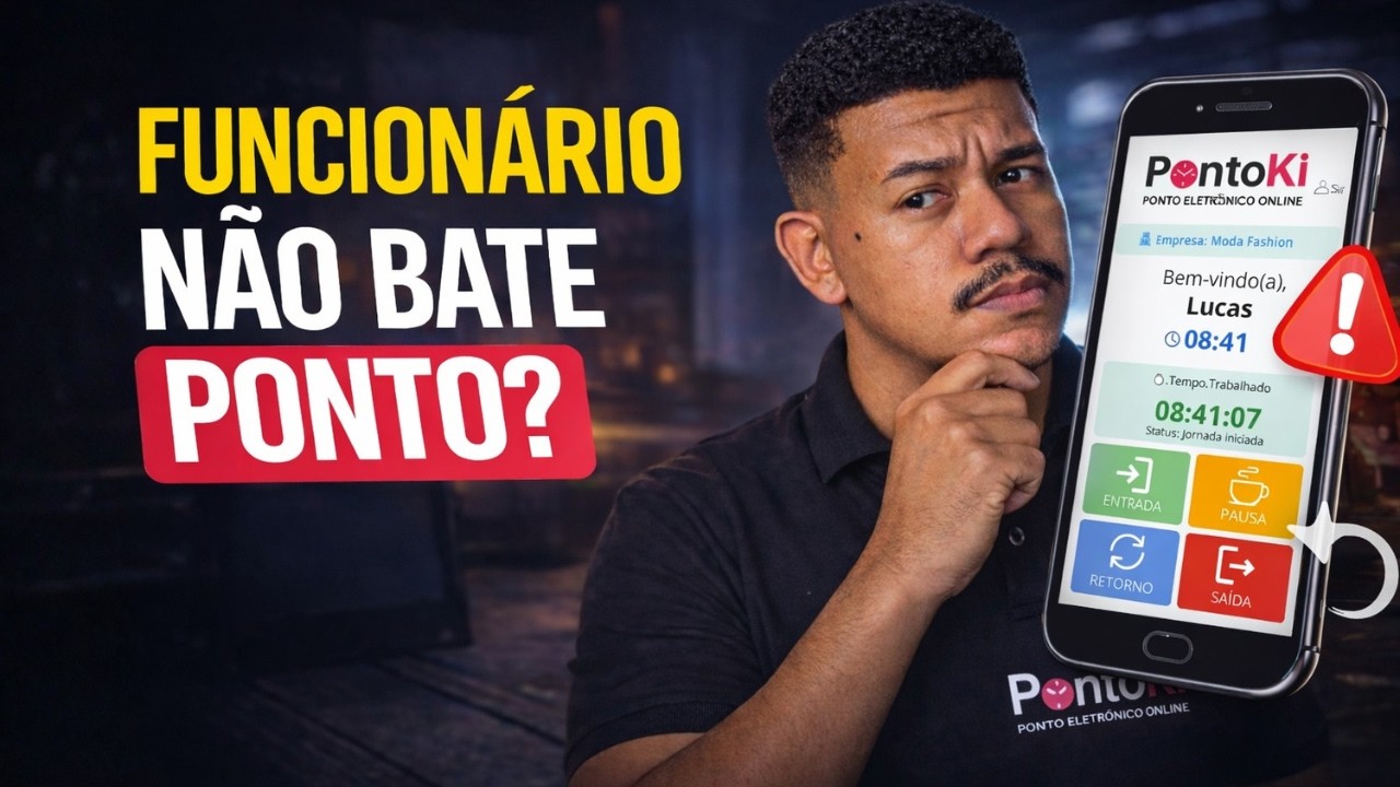 O Problema de Funcionário que Não Bate Ponto (E Como Resolver)