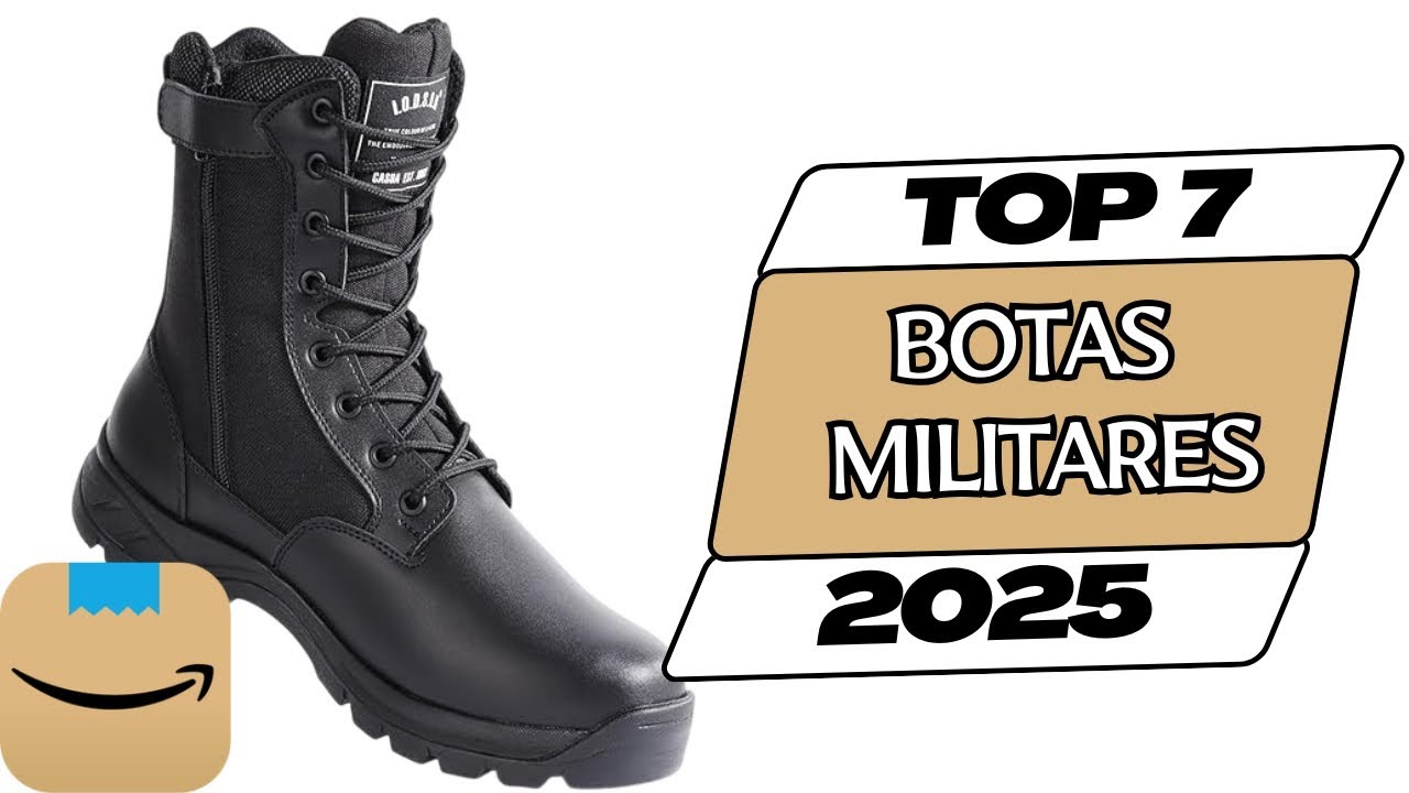 👑Las 7 mejores BOTAS MILITARES  Baratas | Mejor valoradas en AMAZON⭐Calidad - Precio 2025✅
