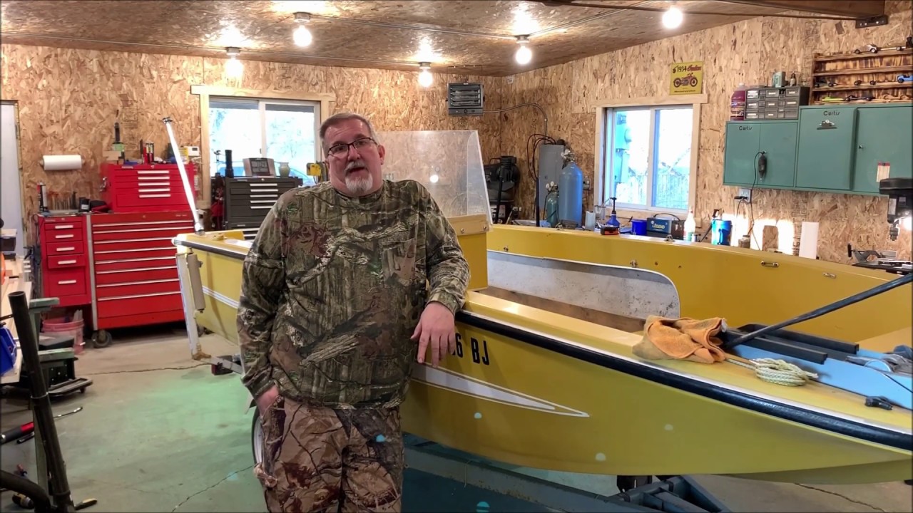 1972 Glasspar boat by Larson restoration project part 1 the discovery