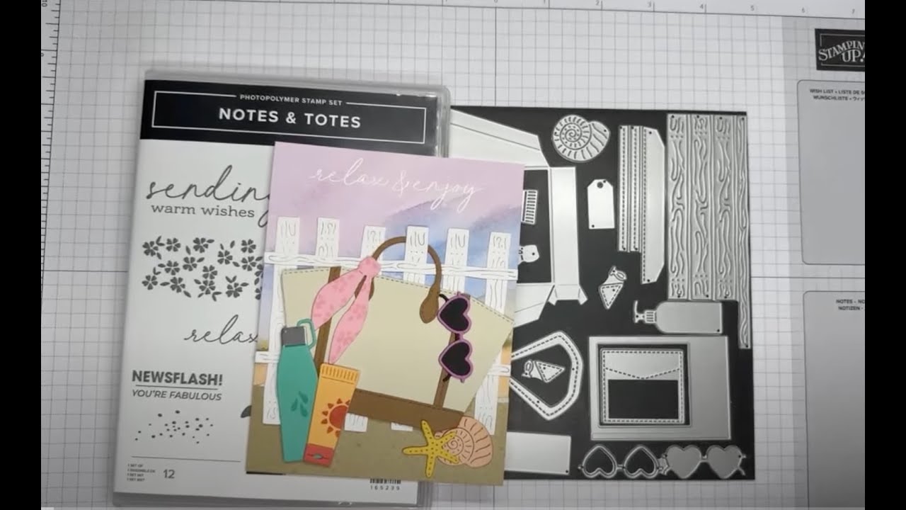 Stampin’ Up! Заметки и сумки: расслабьтесь и наслаждайтесь! Урок по созданию открыток #diy #paper...