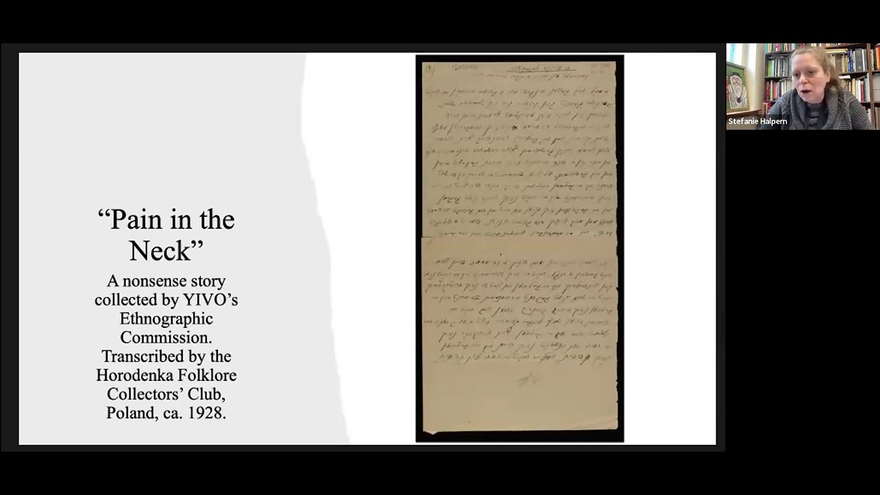 IWO and YIVO a conversation between archivists about Yiddish archival collections in the Americas