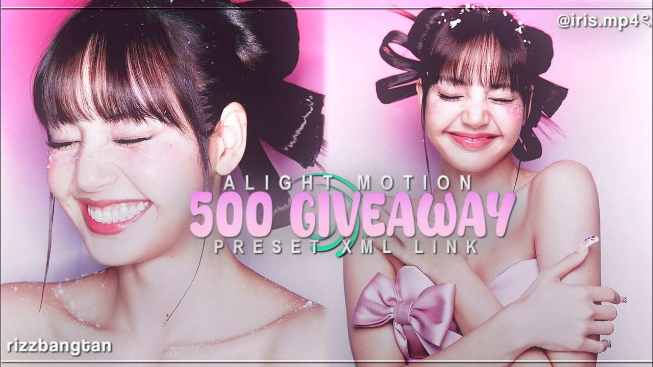 500 subs giveaway in alight motion 