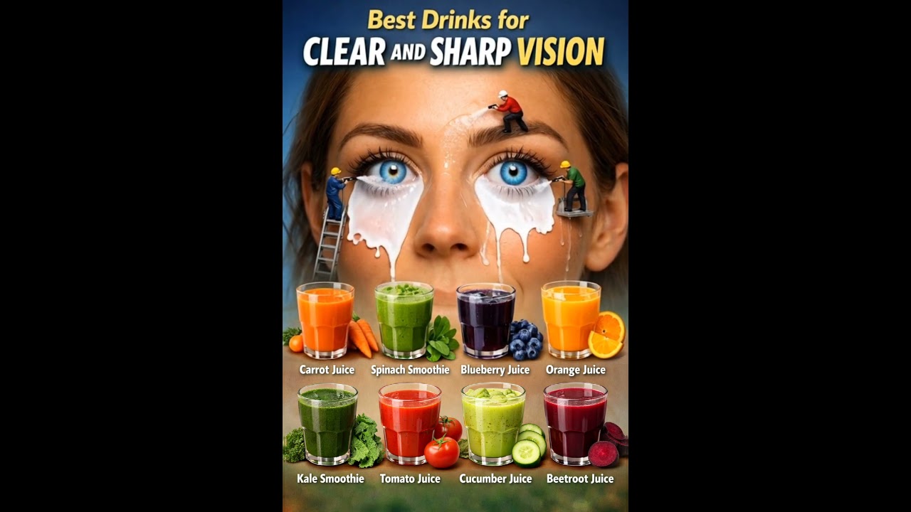 Best drinks for clear and sharp vision