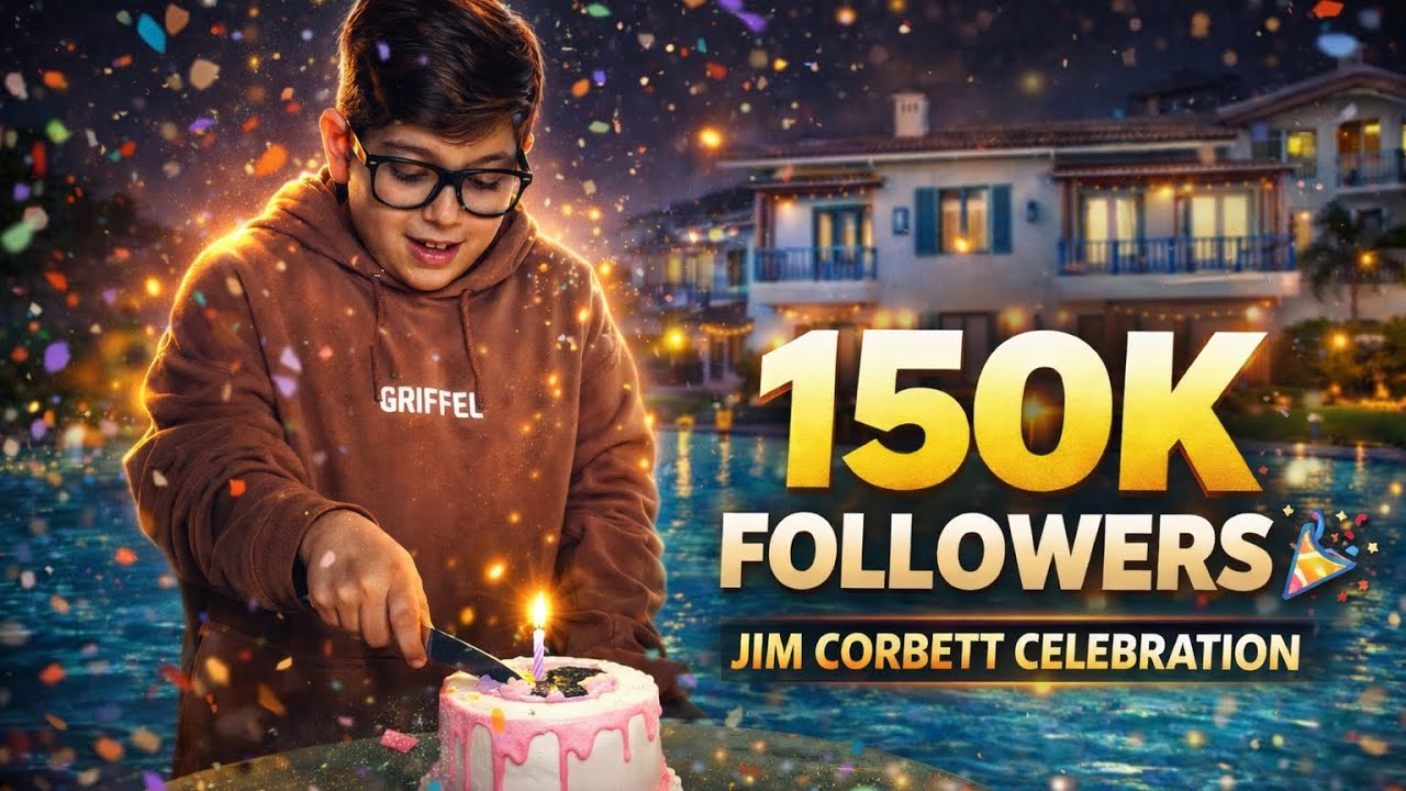 150k Followers Celebration in Jim corbett😍Yeh expected nhi tha😳