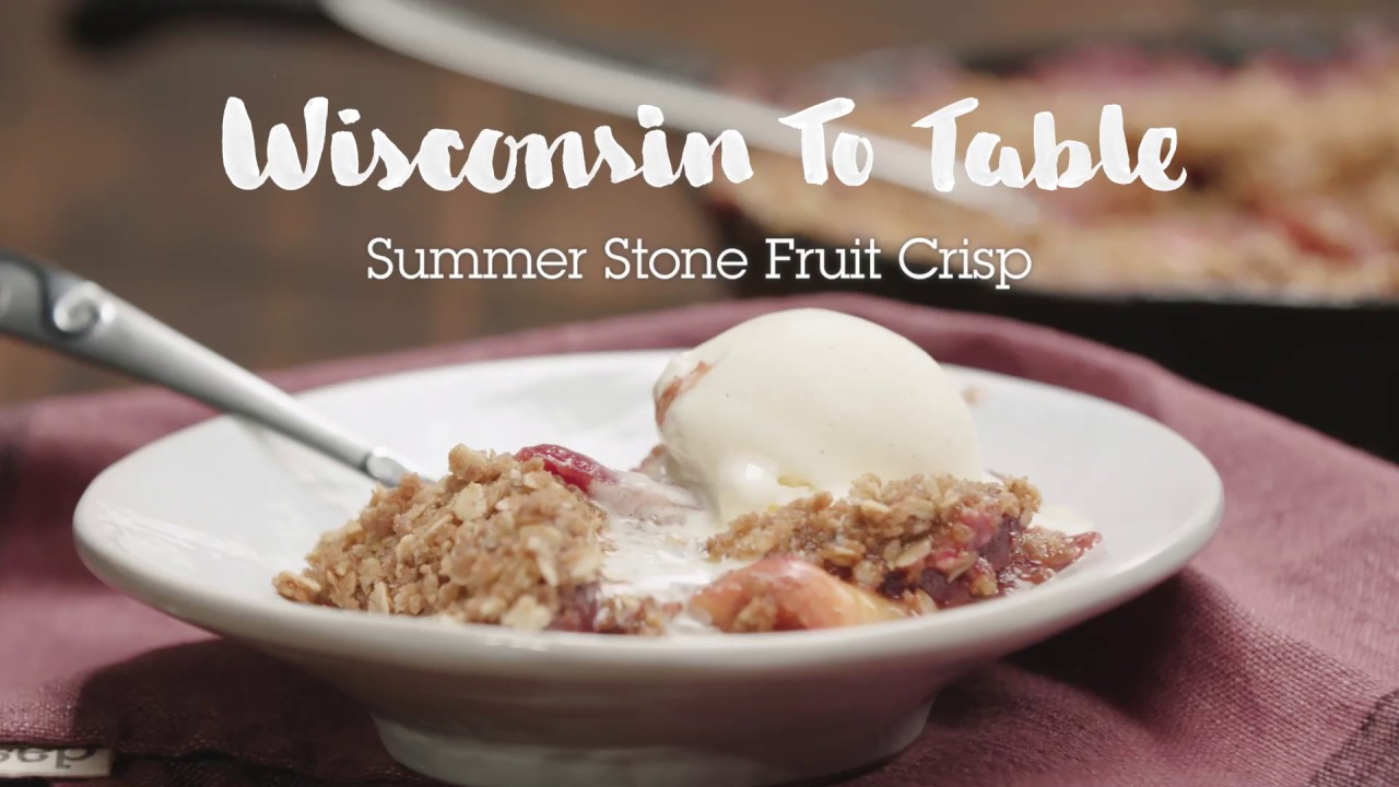 Summer Stone Fruit Crisp
