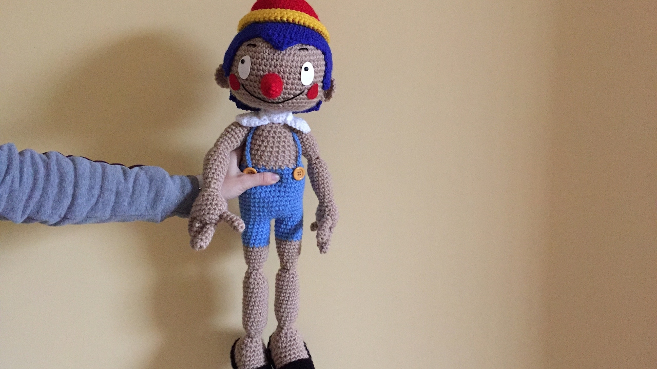 Pinocchio amigurumi PRIMA PARTE (cartone anni'80)