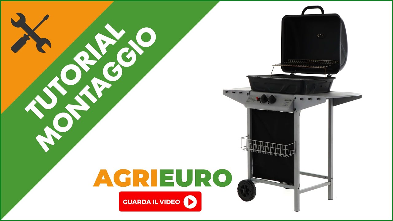 Barbecue a gas Royal Food RF-GB BPC 2 - Griglie in acciaio inox da 48X37 cm: montaggio