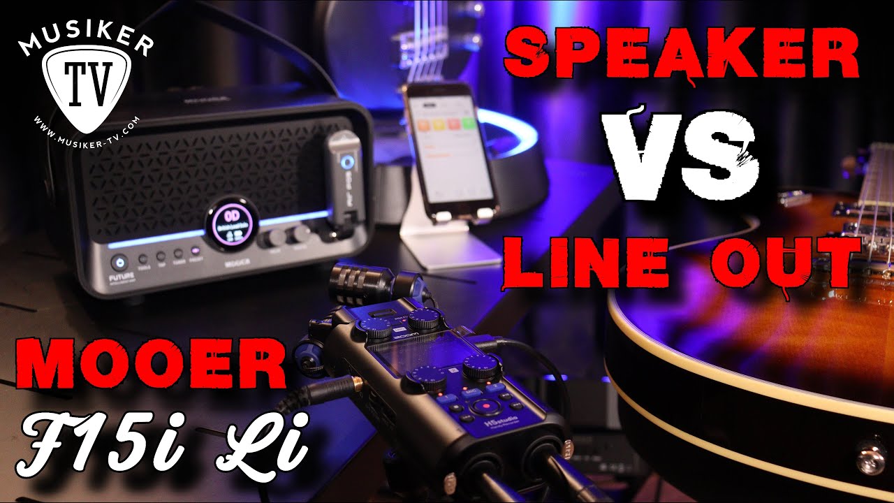 Mooer F15i Li - VS Speaker / LINE OUT