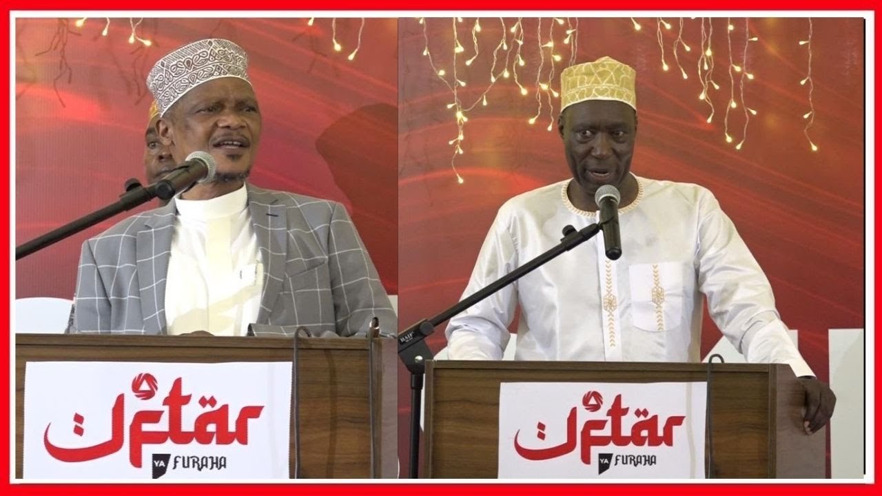 MANENO MAZITO ya MUFTI wa TANZANIA na KAMANDA MULIRO KWENYE FUTARI ILIYOANDALIWA na KIJANA FURAHA...