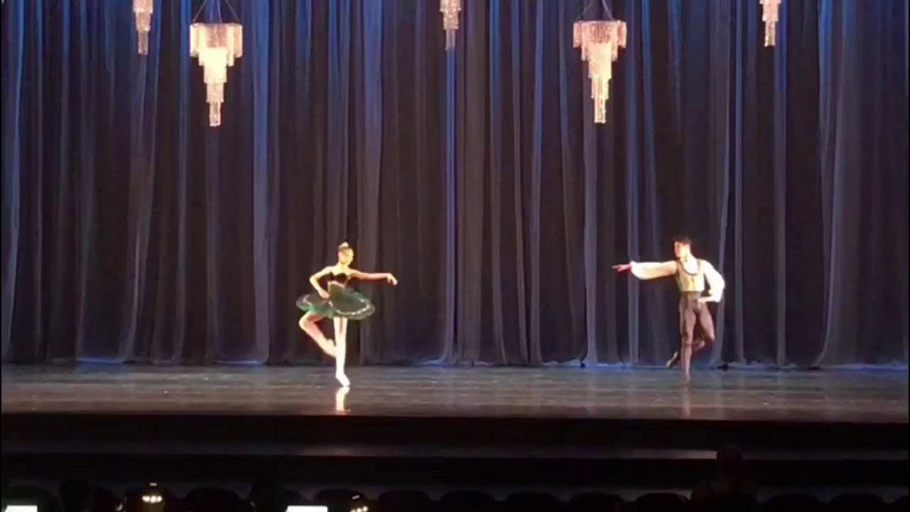 Angelina Broad & Boris Ceballos. Esmeralda Pas de Deux and Coda. 1st place winners!