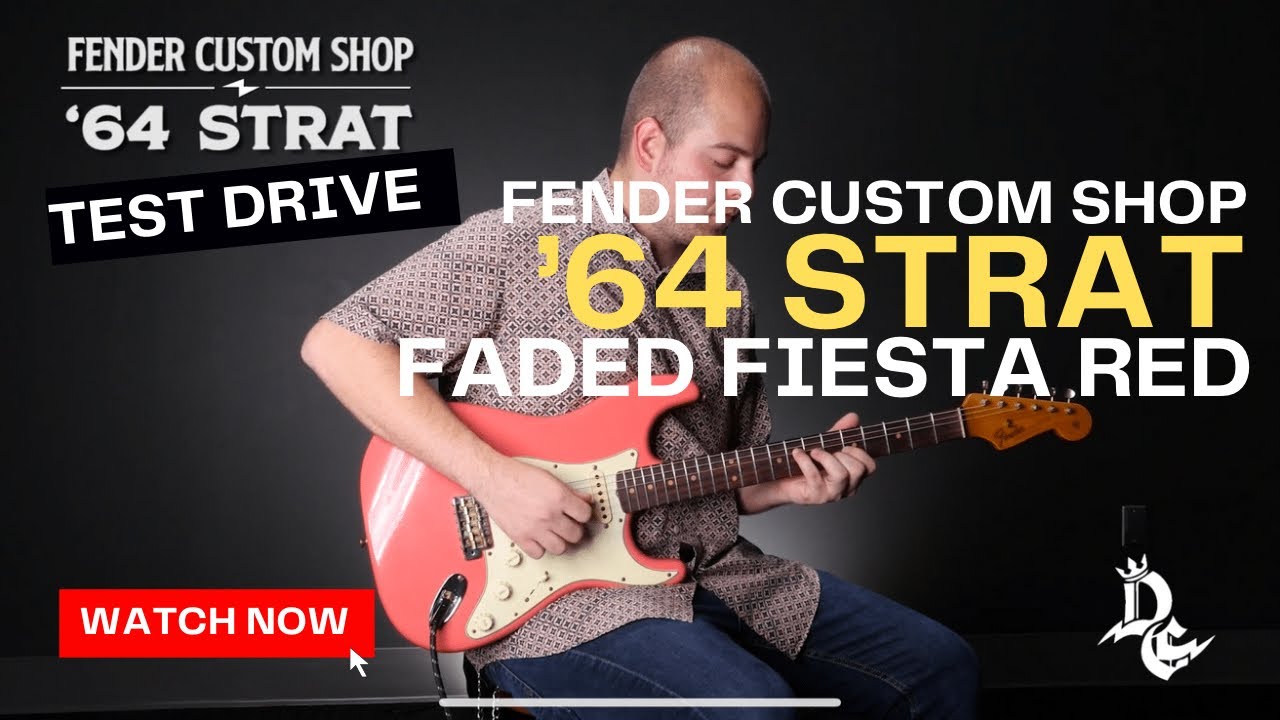 Test Drive | Fender Custom Shop '64 Strat Journeyman Relic Faded Fiesta Red