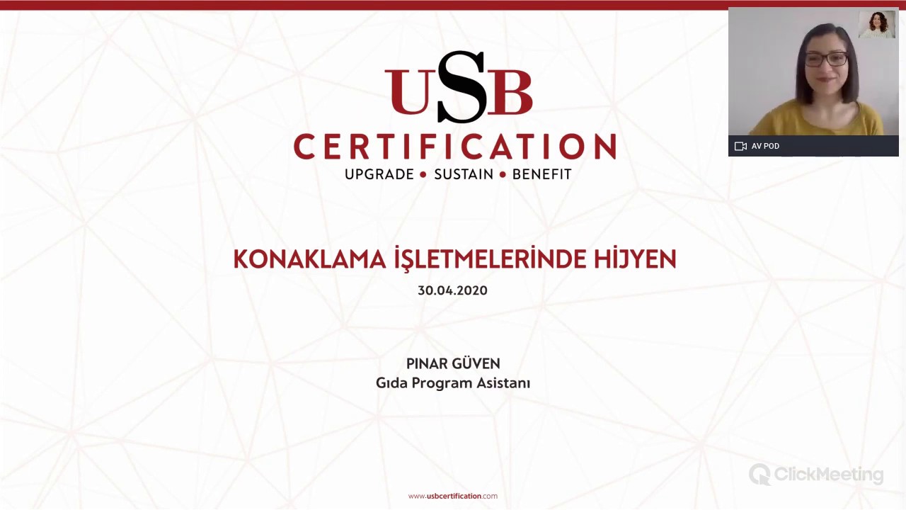 Webinar | Konaklama İşletmelerinde Hijyen Eğitimi