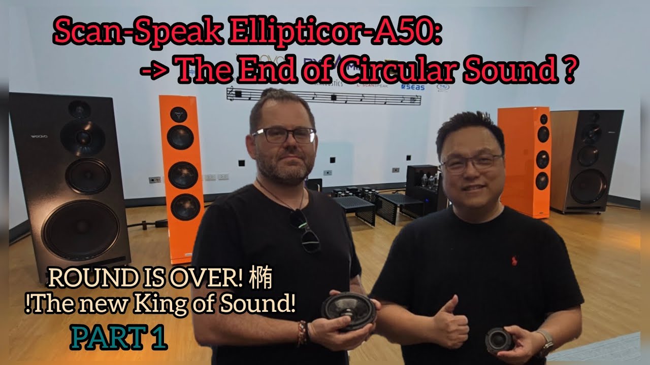Scan-Speak Ellipticor-A50: The End of Circular Sound? 🔊💪🏻🔊 #audiophile #hifi #highend 
