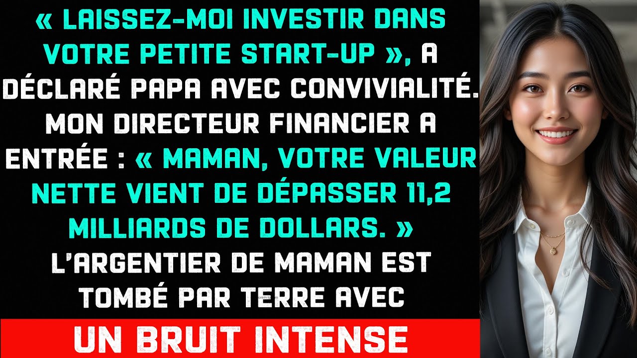 « Pendant un dîner de famille, papa m'a proposé son aide ; mon empire a alors été dévoilé. »
