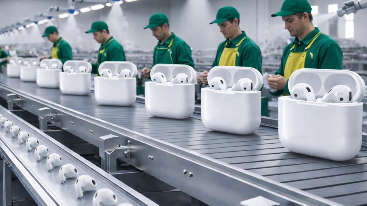 Inside the AirPods Factory: How White Plastic Becomes Premium AirPods