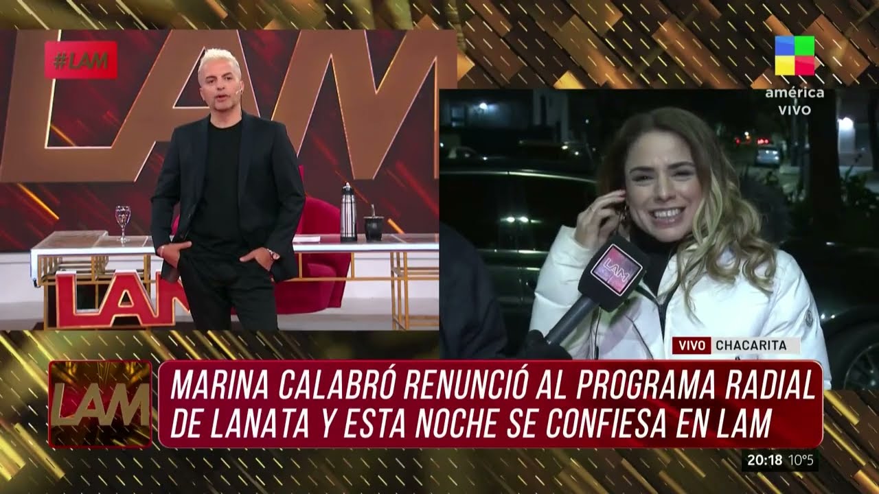 📣 MARINA CALABRÓ: ¿Renunció al programa de JORGE LANATA por ROLANDO BARBANO?