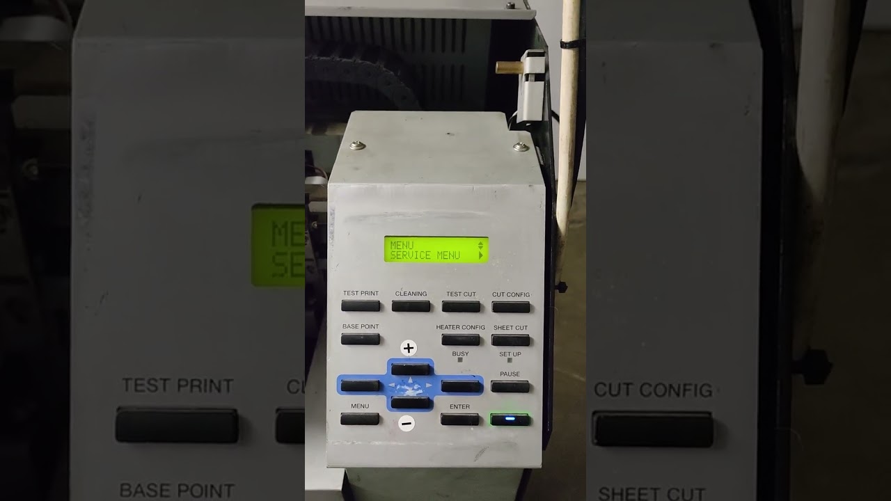 Comment entrer dans le mode de service technicien sur imprimante roland SP300V et SP540V