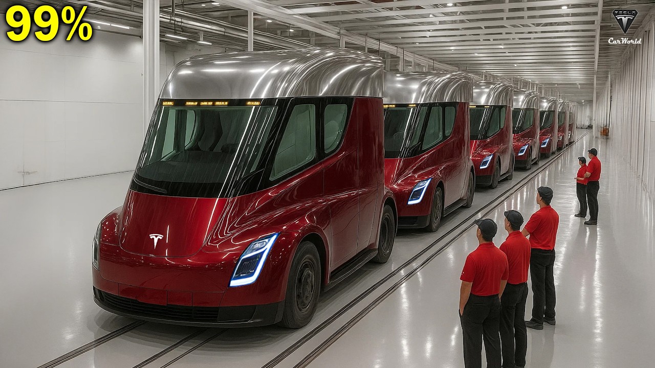 The Tesla Semi Trucks Finally Produced In A Brand-New Way! Elon Musk&rsquo;s Craziest Idea Yet!