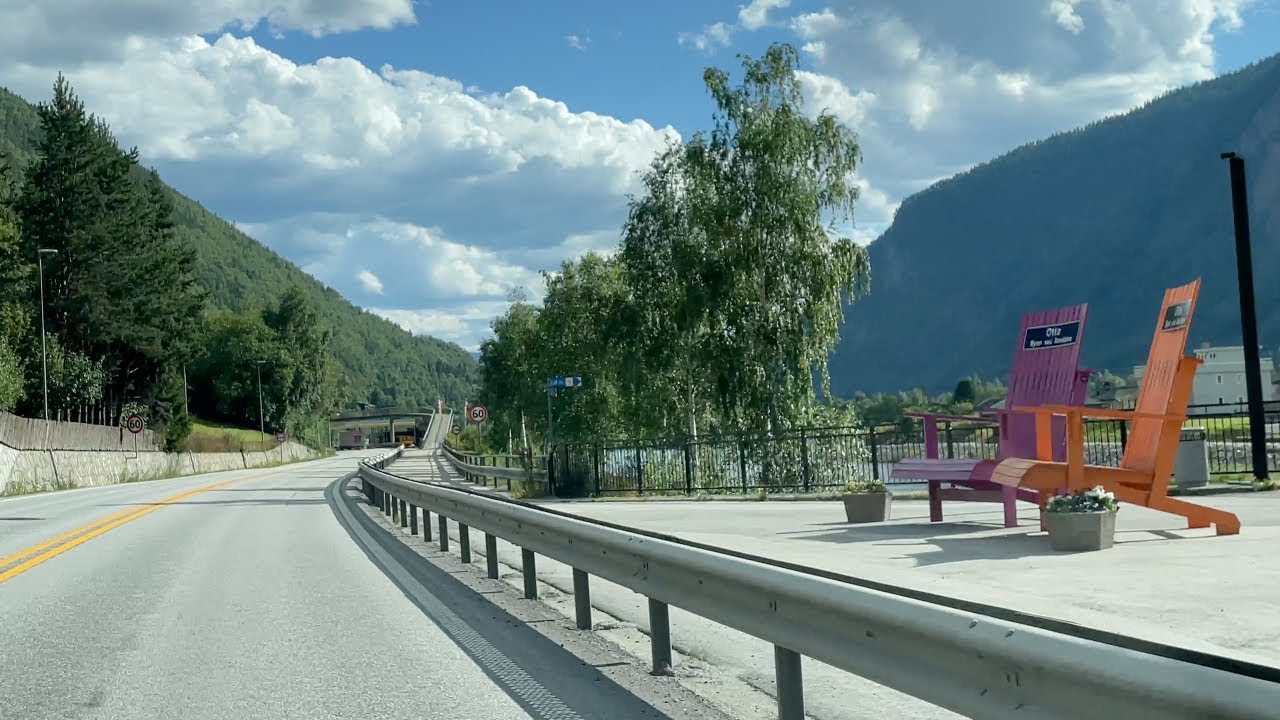 Biltur fra Otta til Ringebu. Stunning Scenic Drive in Norway.