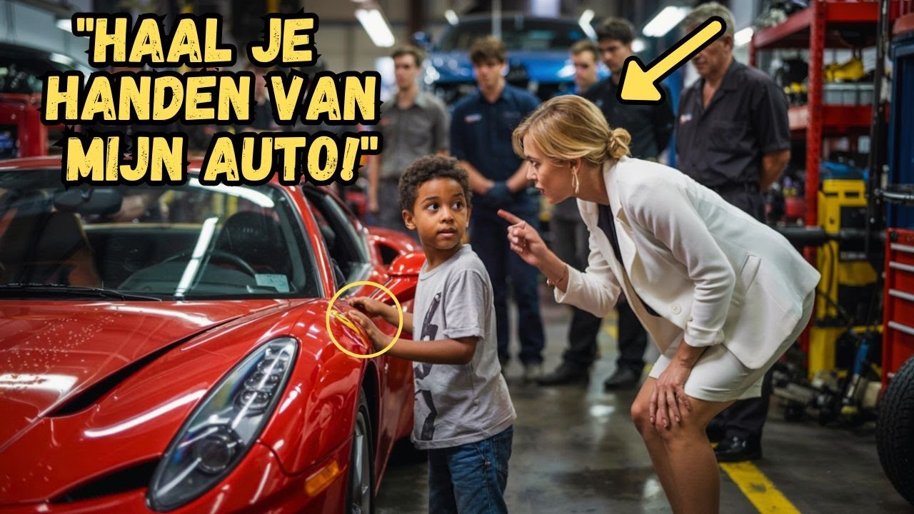 MILJONAIRE snauwt JONGEN af om haar Ferrari – tot hij hem repareert en de hele werkplaats stilvalt!