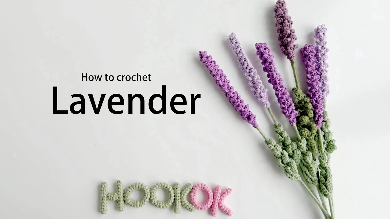 [free pattern] How to Crochet Lavender