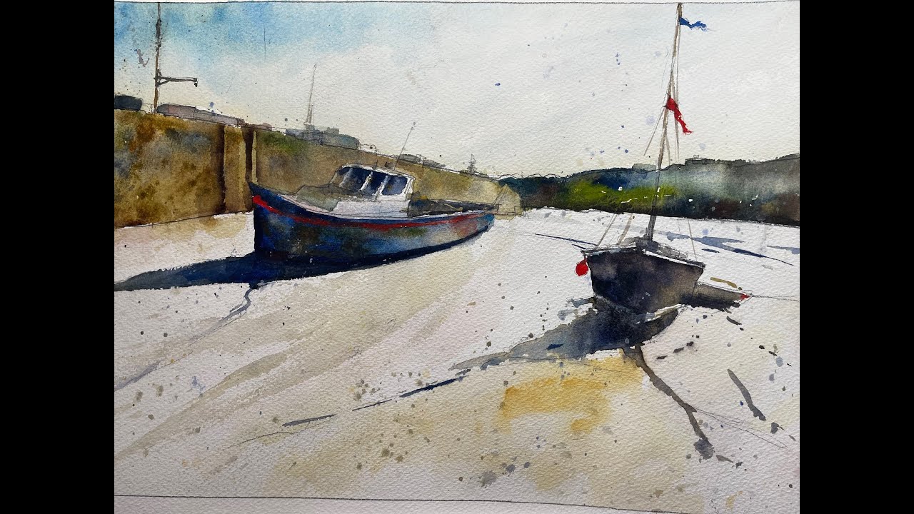 PAINT BOATS IN WATERCOLOR- with Chris Petri