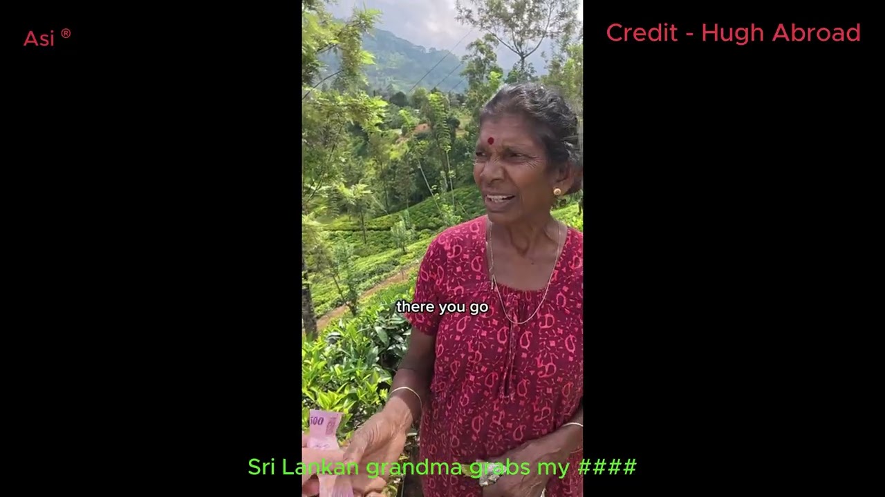 Sri Lankan grandma grabs my #### I බලන්ඩ විදේශිකයගෙන් මුදල් ගසා කන්ඩ. මේ කාන්තාව කරපුු දේ