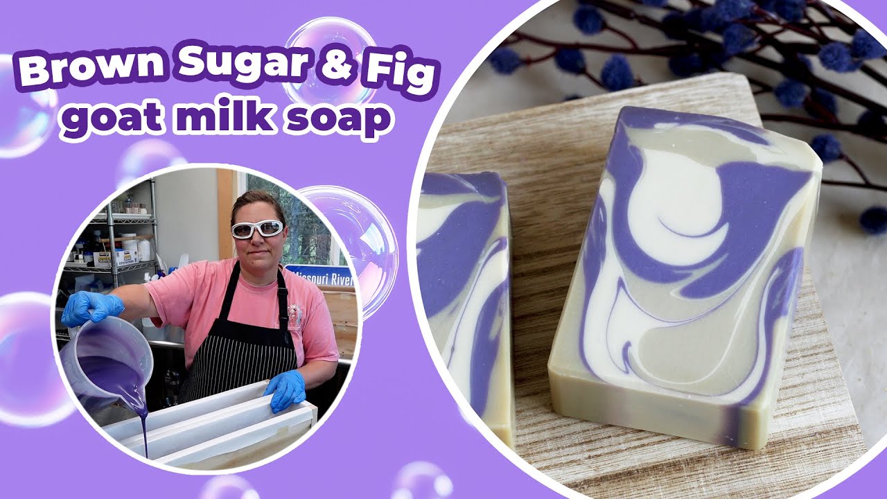 Brown Sugar and Fig Goat Milk Soap | MO River Soap
