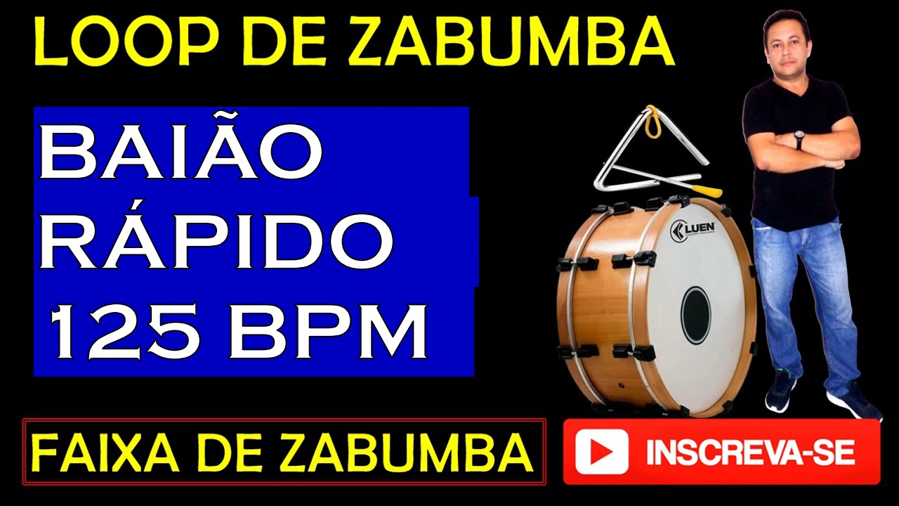 LOOP DE FORR&Oacute;/BAI&Atilde;O 125 BPM/ ACOMPANHAMENTO DE ZABUMBA PARA BAI&Atilde;O/RITMO NORDESTINO/FORR&Oacute; P&Eacute; DE SERRA